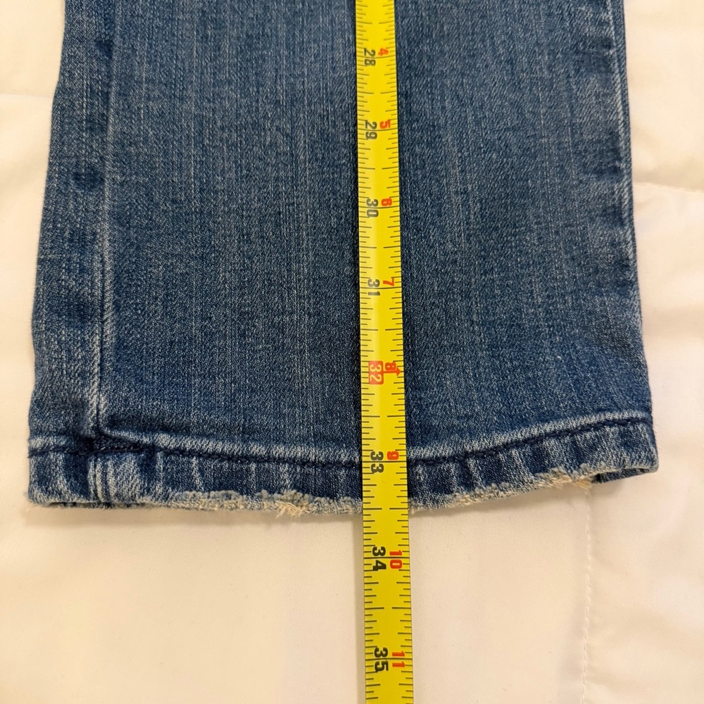 Simply Vera Vera Wang Blue Floral Ankle Jeans - Picture 10 of 12